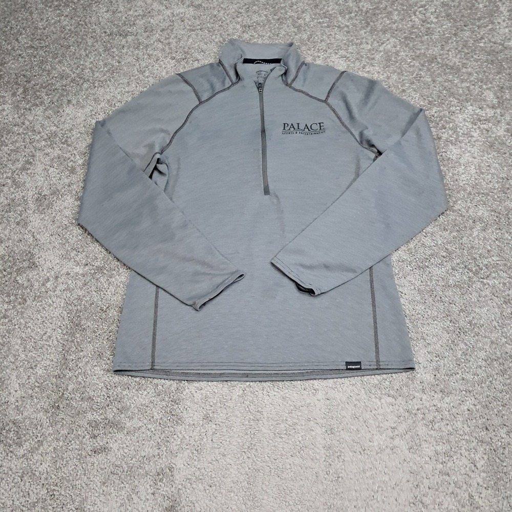 Patagonia Capilene Midweight 1/4 Zip Gray Palace Sports Pullover Mens M 44442